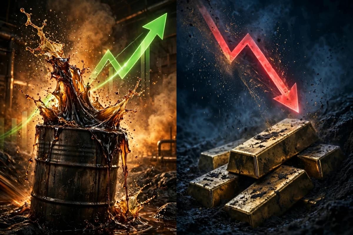 النفط يذوب والذهب يتراجع
