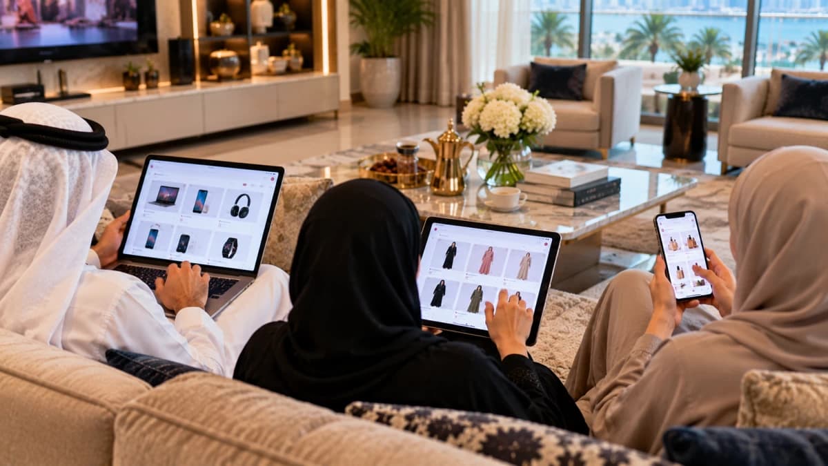 التسوق في الإمارات يتحول لاقتصاد الأريكة