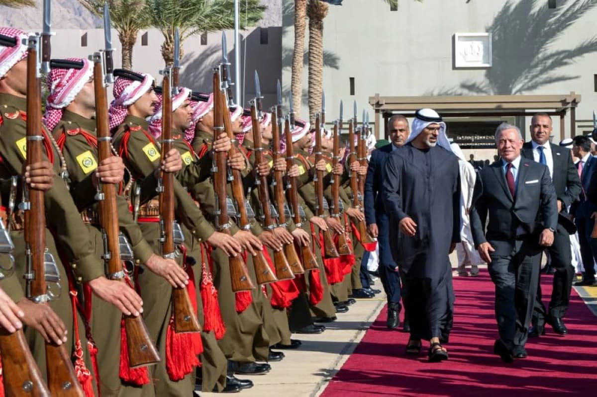 خالد بن محمد يودع الأردن