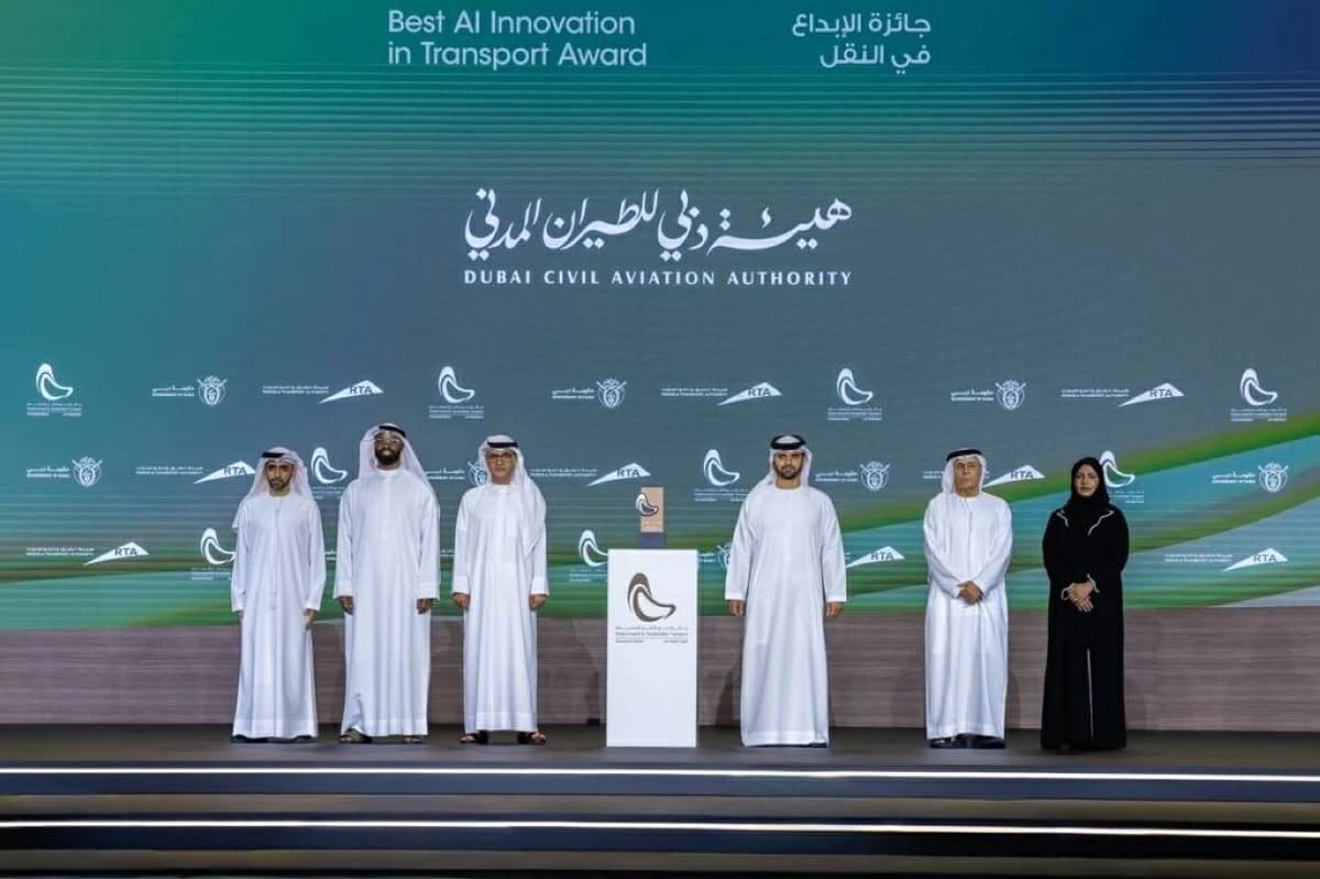 دبي للطيران المدني تفوز بجائزة الابتكار في النقل