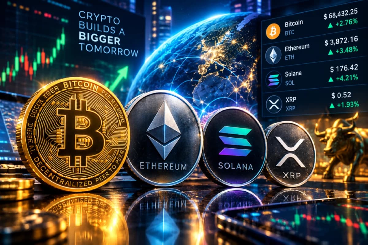 ارتفاع العملات المشفرة وبيتكوين يقترب من 83 ألف دولار
