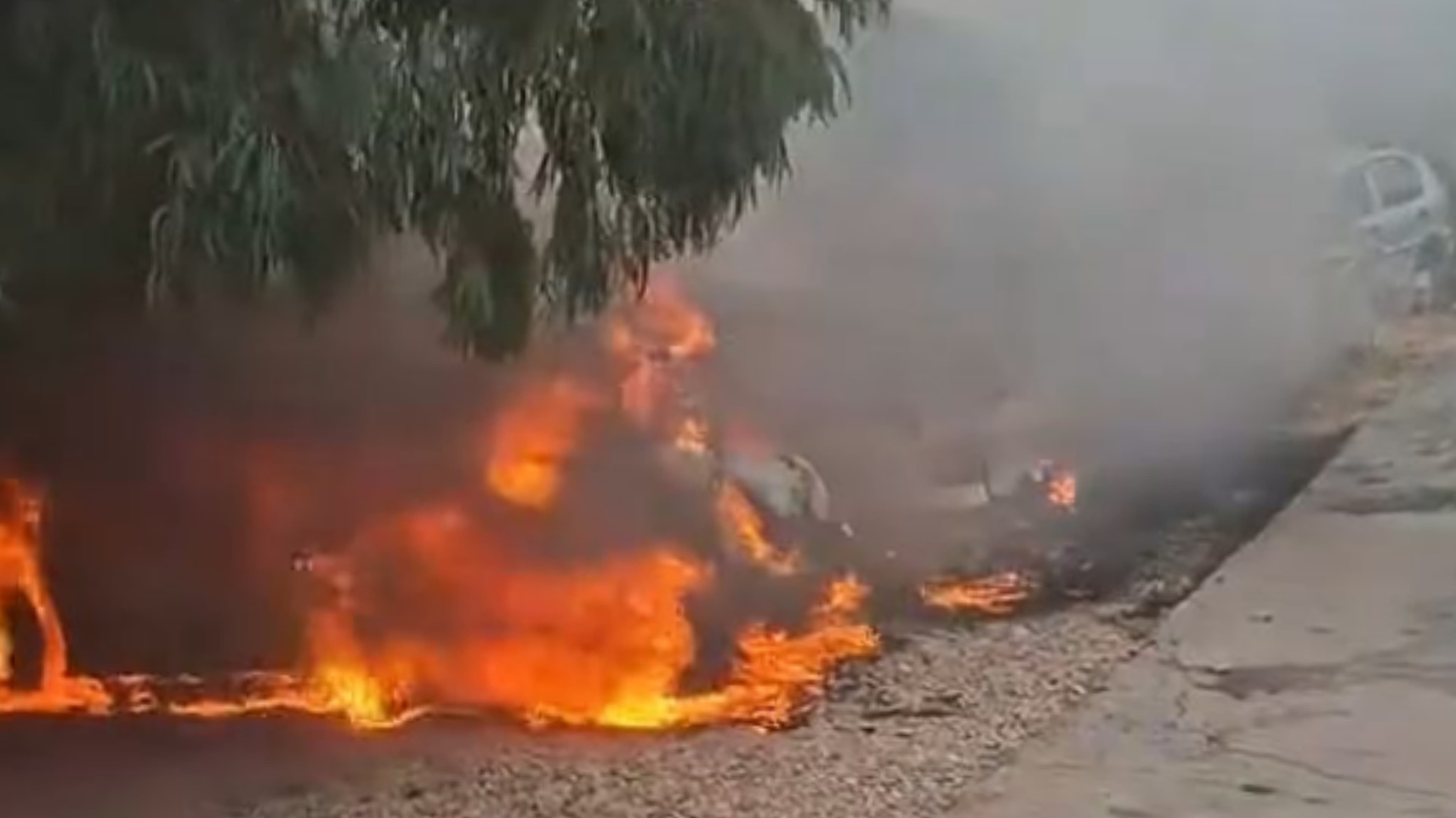 Fire damages Bourguiba House car depot