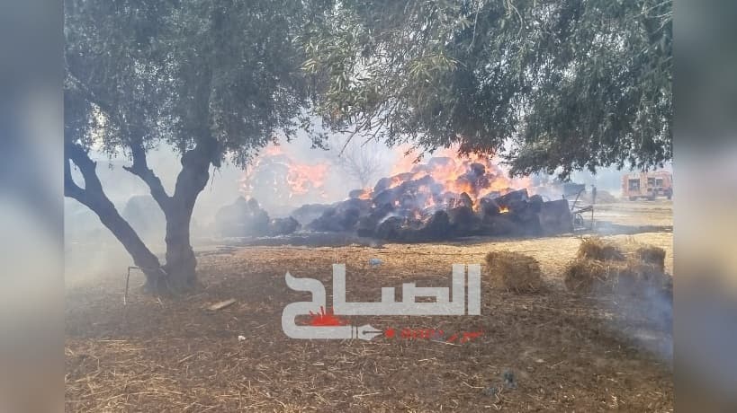Fire in Douar Jamea Bousalem extinguished