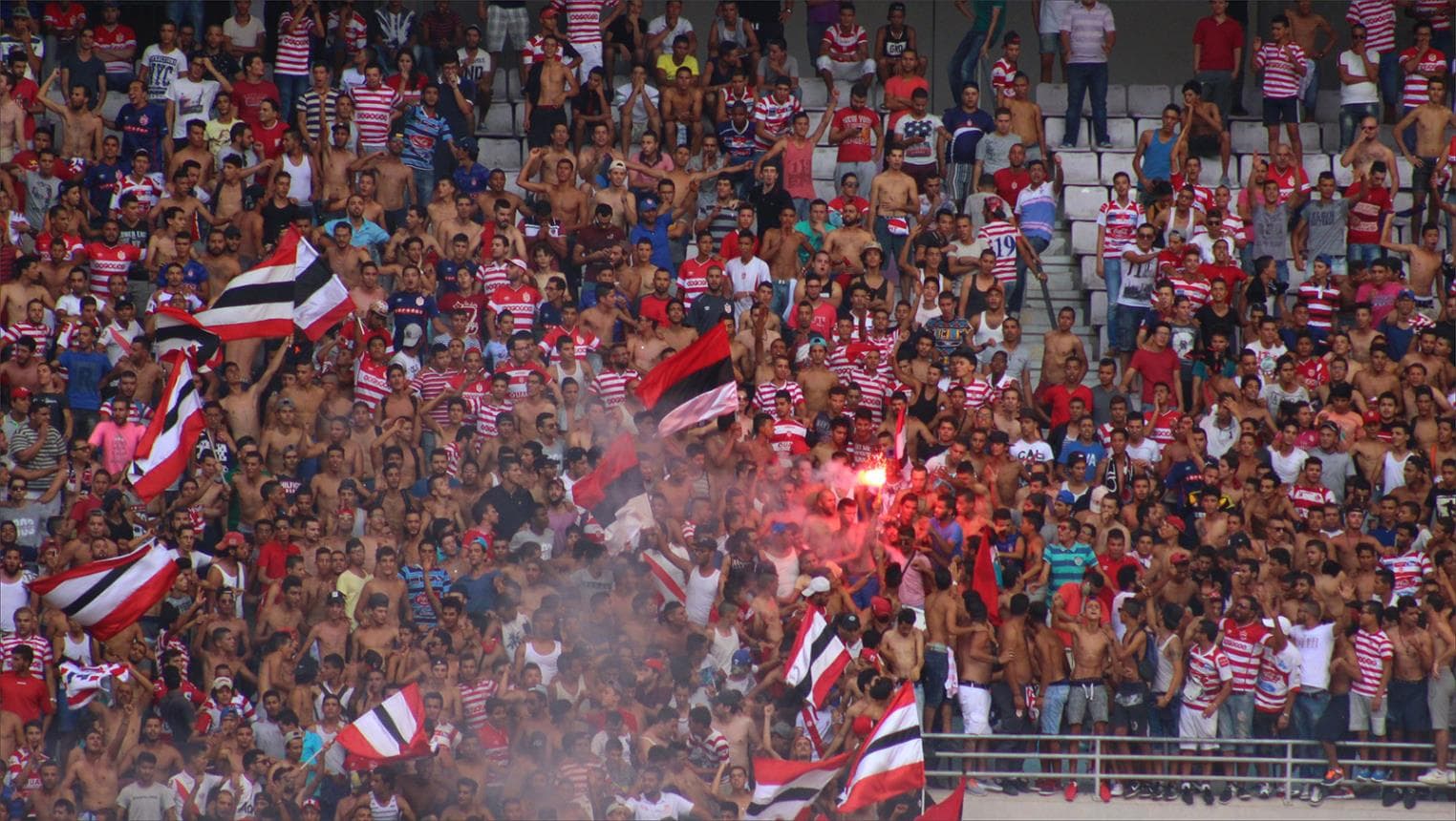 Club Africain fans rally for Espérance