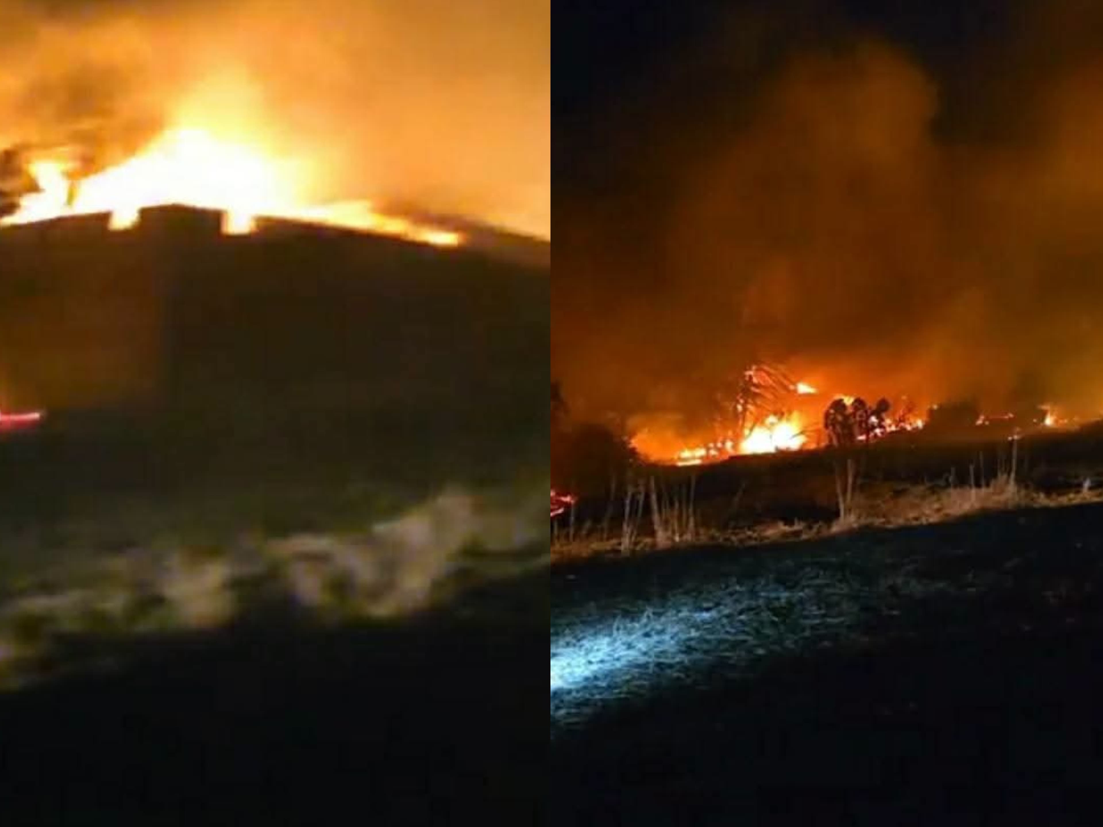 Farnana fire burns six homes in Wadi Gharib