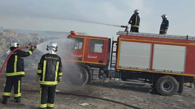 حريق جبل مزاتة يسيطر عليه بعد 30 ساعة