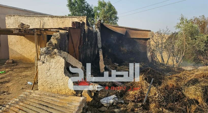 Wadi Gharib Fire Damage Photos
