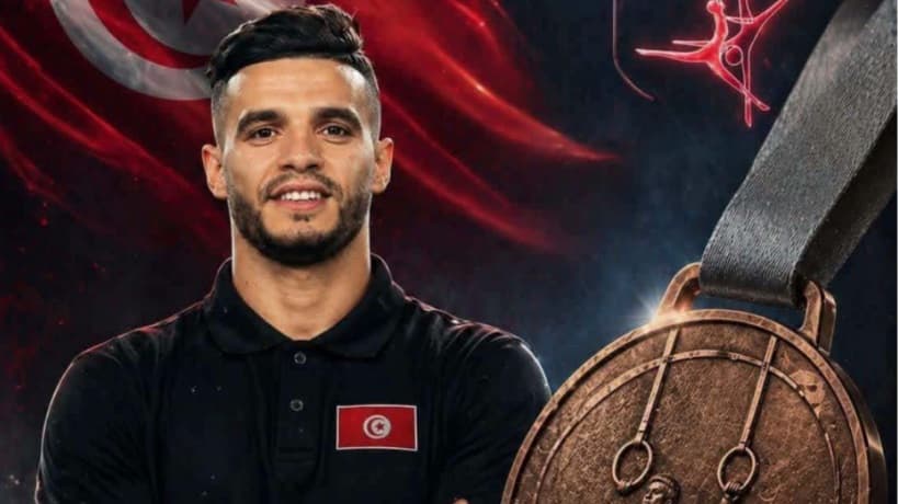 Tunisian gymnast departs Mediterranean Games delegation