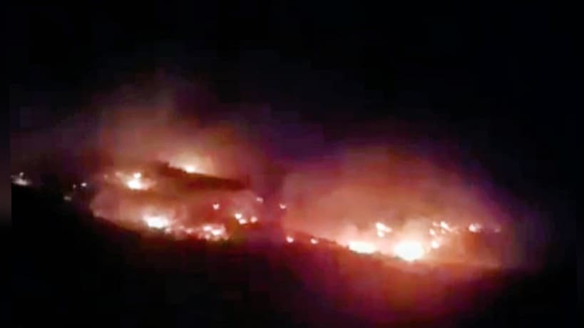 حريق جبل برقو يمتد إلى الوسلاتية وتطويقها