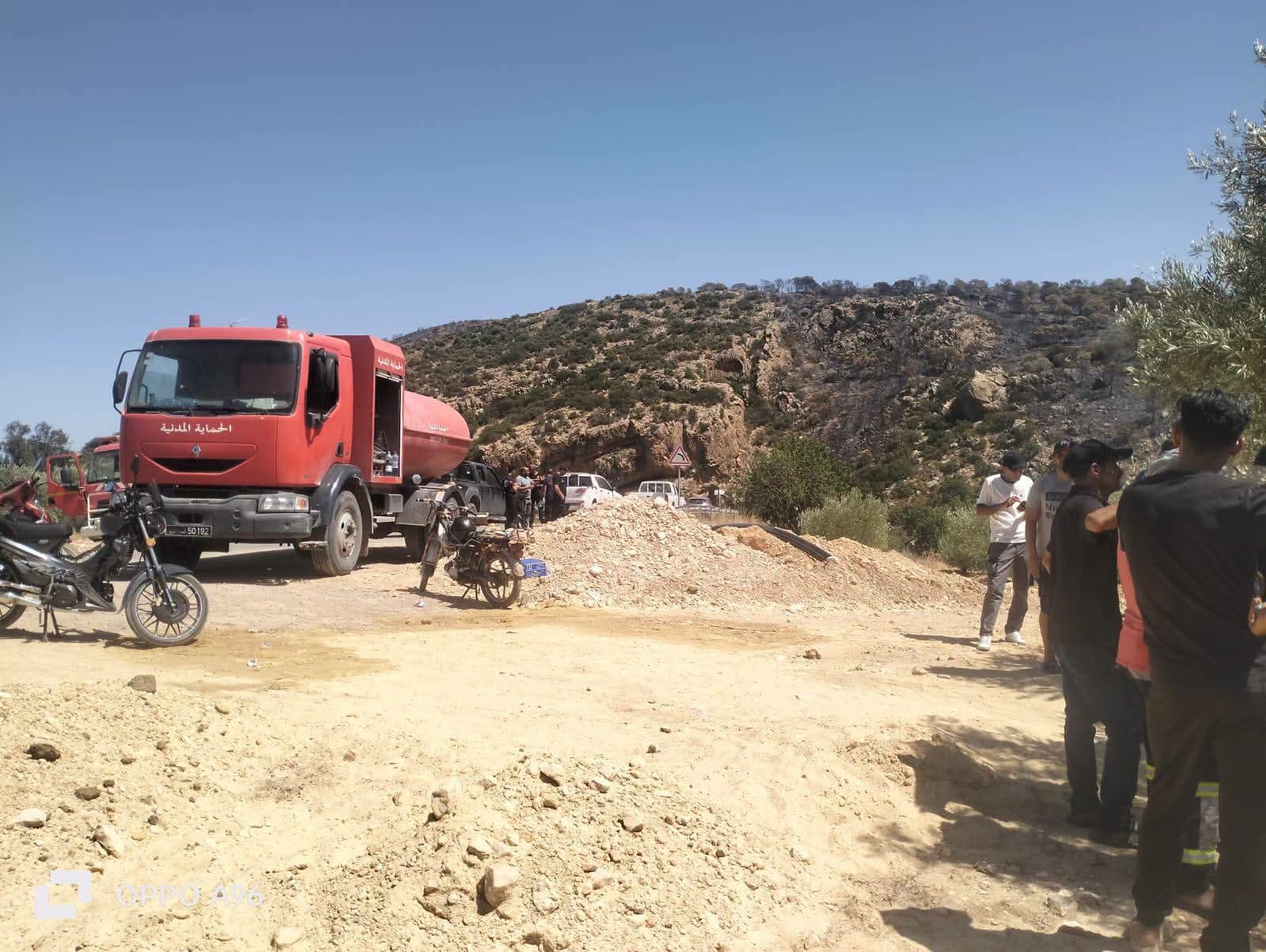 حريق جبل بولمان يواصل فحص الأضرار