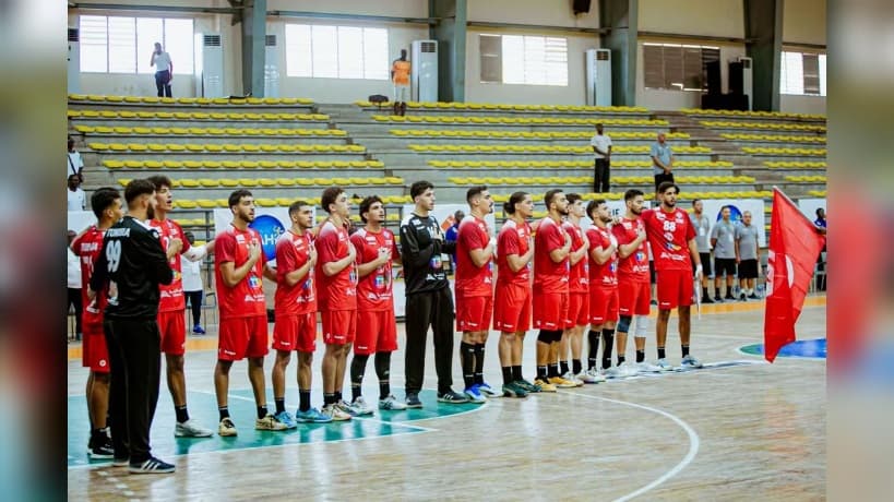 Junior Handball Team Competes Against Libya