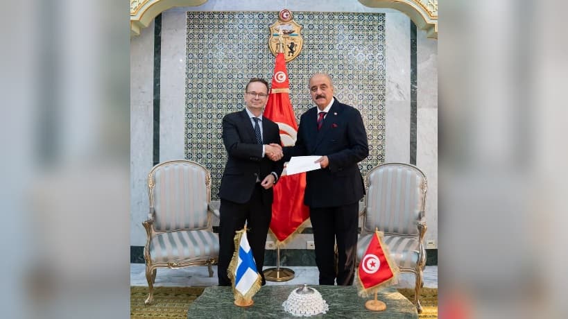 وزير الخارجية يستقبل أوراق اعتماد السفير الفنلندي