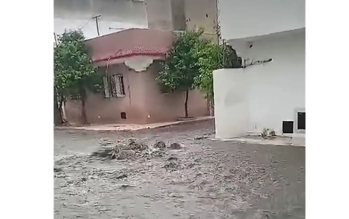 فيضانات مياه الصرف بحي محمد الريشيكو