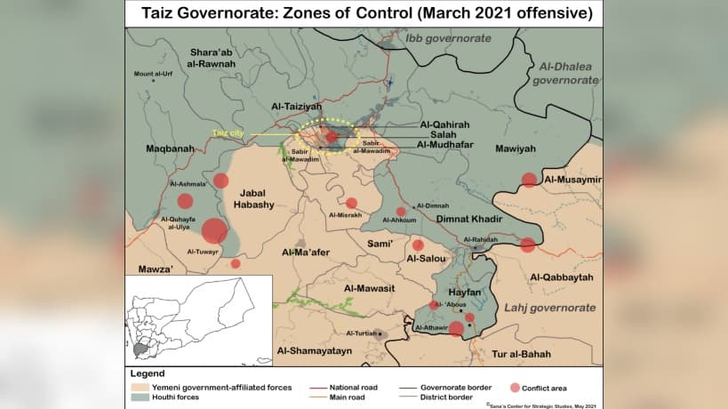 Yemen's Taiz and Lahj Lead Displacements