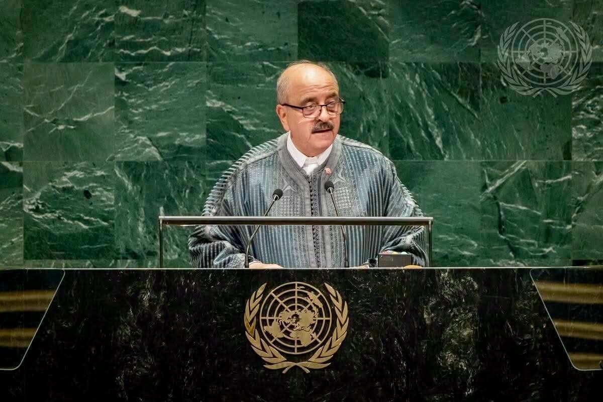 وزير الخارجية يتحدث في جلسة الأمم المتحدة