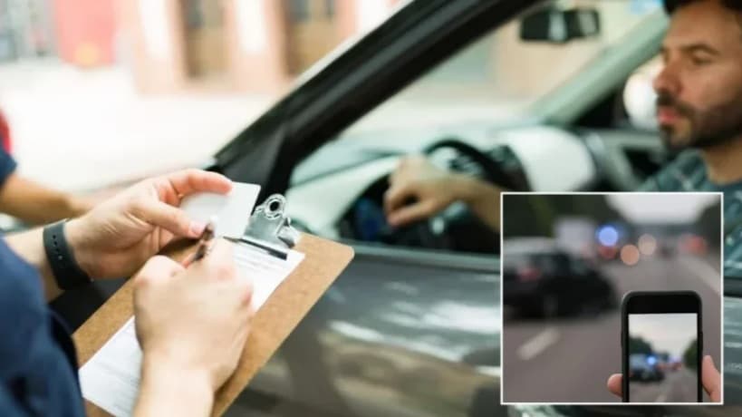 Plainclothes officers document traffic violations