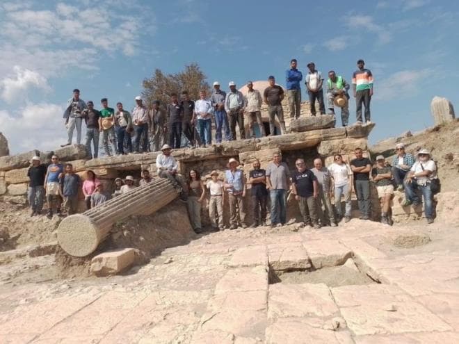 Roman remains found at Henshir al-Matria
