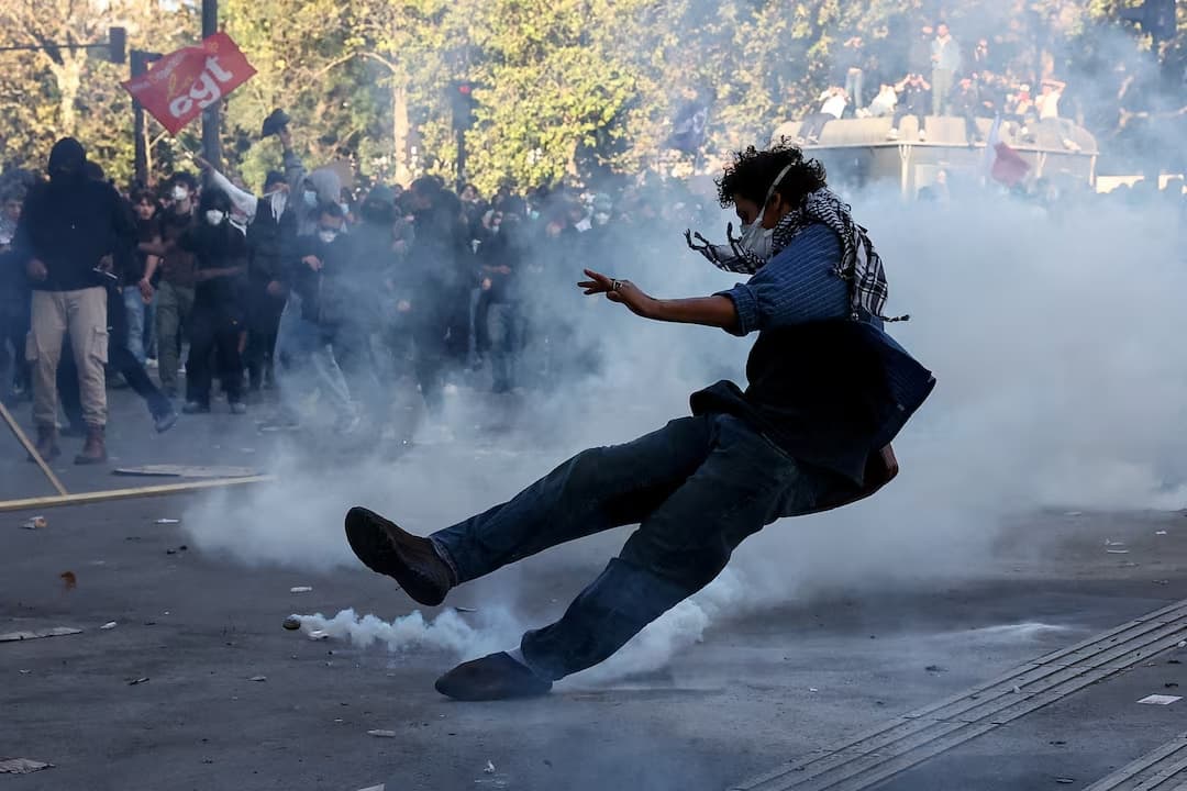 French students protest for better schools