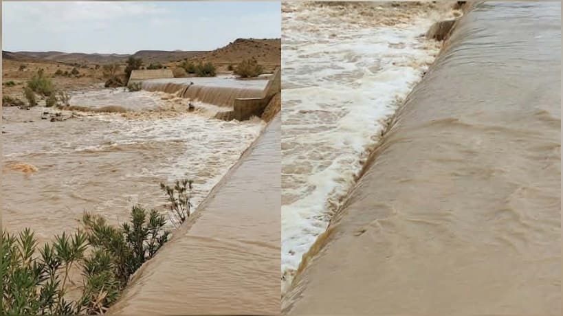 Kairouan Wadi Marq Flood Disrupts Traffic
