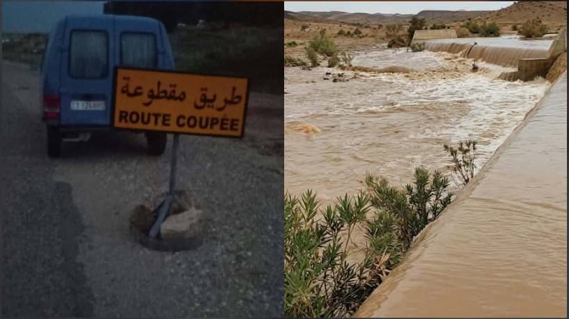 القيروان تتساقط أمطار وطرق آمنة للمرور