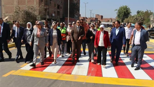 محافظ القليوبية يفتتح تطوير شارعي جمال حمدان والحرية