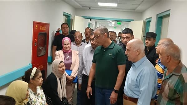 محافظ الجيزة يراجع مستشفى بولاق الدكرور