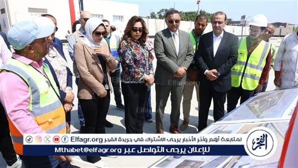 وزيرة التنمية والمحافظ يفتتحان وحدة المضبوطات بالخانكة