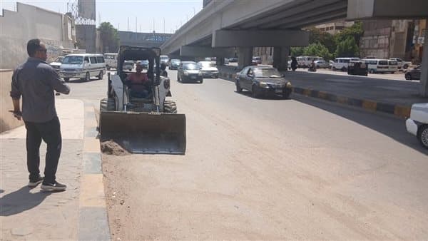 تحسين نظافة الطرق في الجيزة