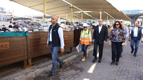 وزيرة التنمية تتابع تطوير سوق العتبة