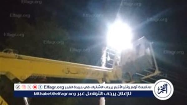 تحسين نظام الإنارة في منقباد بأسيوط