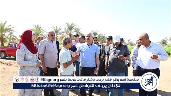 رئيس جامعة أسيوط يتفقد مزارع الجامعة