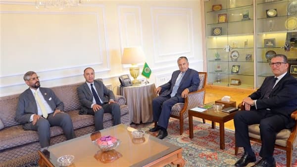 أمين الجامعة العربية يلتقي بموظف الخارجية الليبية