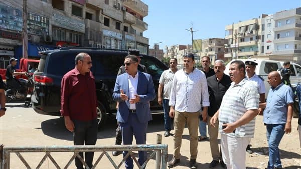 محافظ القليوبية يتفقد كوبري ترعة الشرقاوية