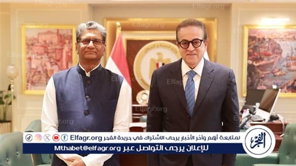 وزير الصحة يناقش التعاون الصحي مع السفير الهندي