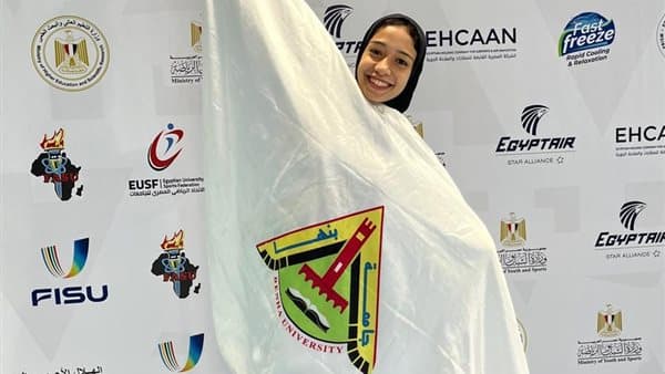 صفا حافظ فاز بميدالية تنس الطاولة جامعة بنها تتصدر إفريقيا