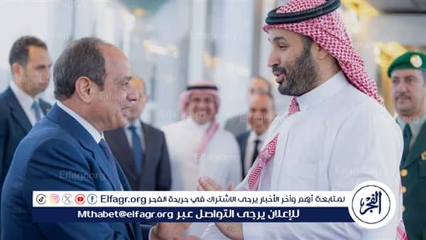 السيسي يودع بن سلمان في مطار القاهرة