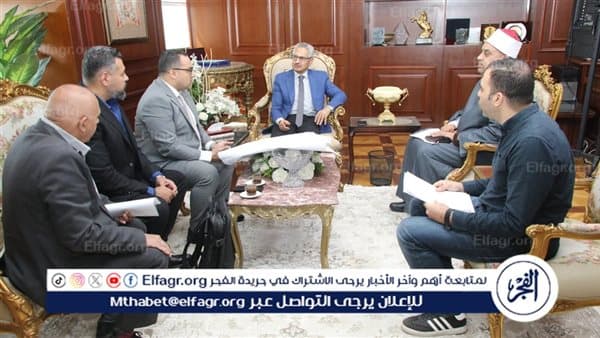 محافظ بني سويف يناقش تطوير مسجد السيدة حورية