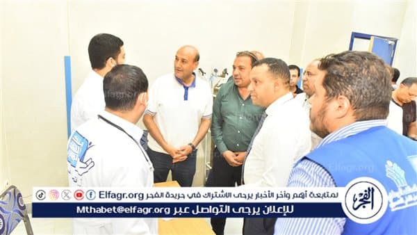 محافظ أسيوط يزور القافلة الطبية في المعابدة
