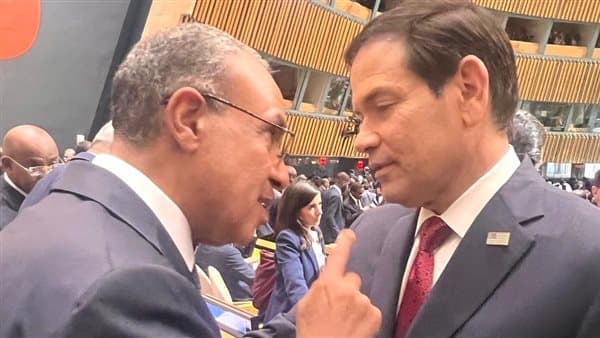 عبد العاطي وروبيو يبحثان دعم العلاقات المصرية الأمريكية والملف السوداني