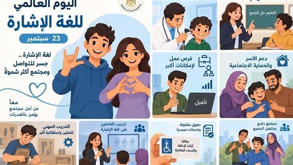 التضامن تقدم خدمات للصم عبر 125 مركزا