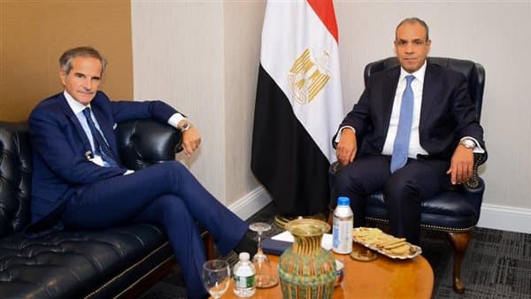 وزير الخارجية يلتقي مرشح الوكالة الدولية للطاقة الذرية