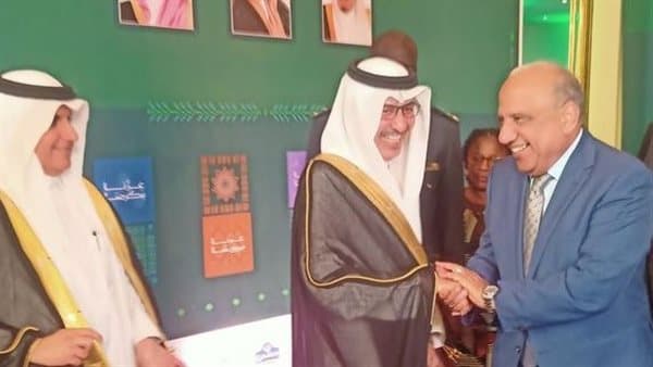 وزير الكهرباء يشارك في احتفال السفارة السعودية باليوم الوطني