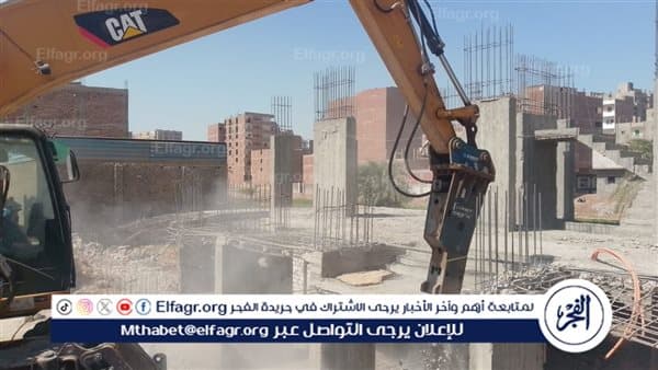 أسيوط تزيل 41 تعديا على الأراضي