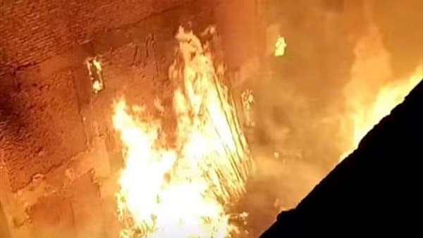 حريق في مخزن أخشاب بقليوب