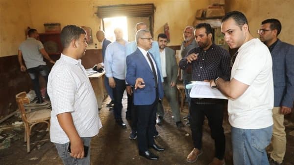 محافظ بني سويف يزور مدينة بني سويف