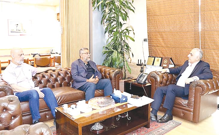 كركي يناقش أوضاع المتقاعدين مع اتحاد الوفاء