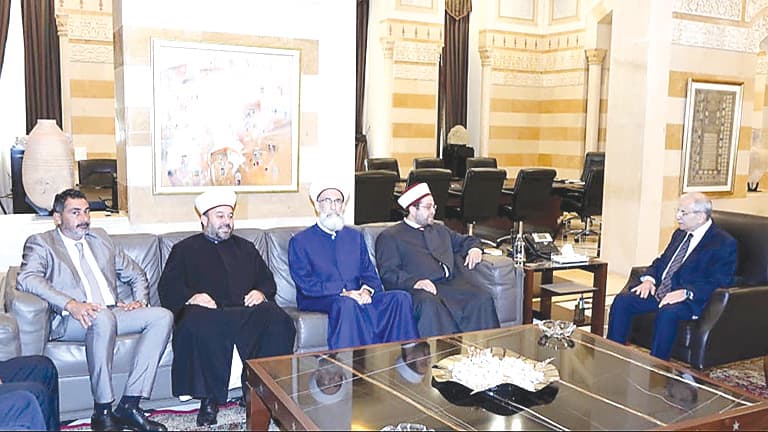 سلام لوفد دار الإفتاء: نحرص على الجنوب