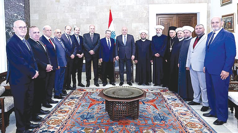 عون praises Berri as US seeks to revive talks