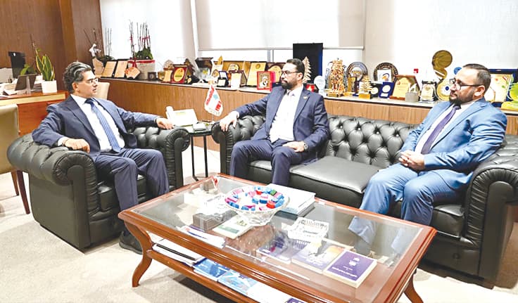 Syrian Acting Ambassador Meets Siniora and Info Minister