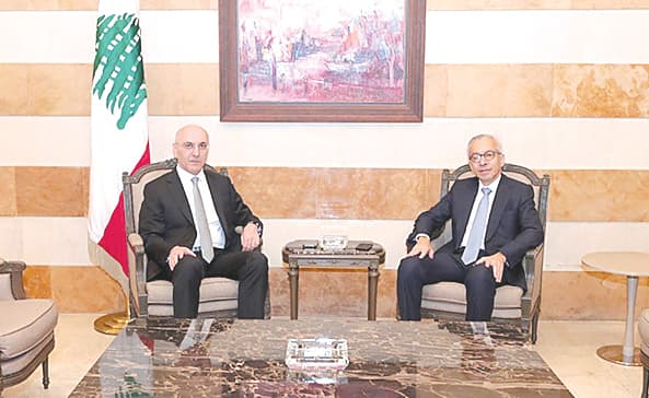 Al-Hajjar Discussed Beirut Issues with Economy Minister and Deputies